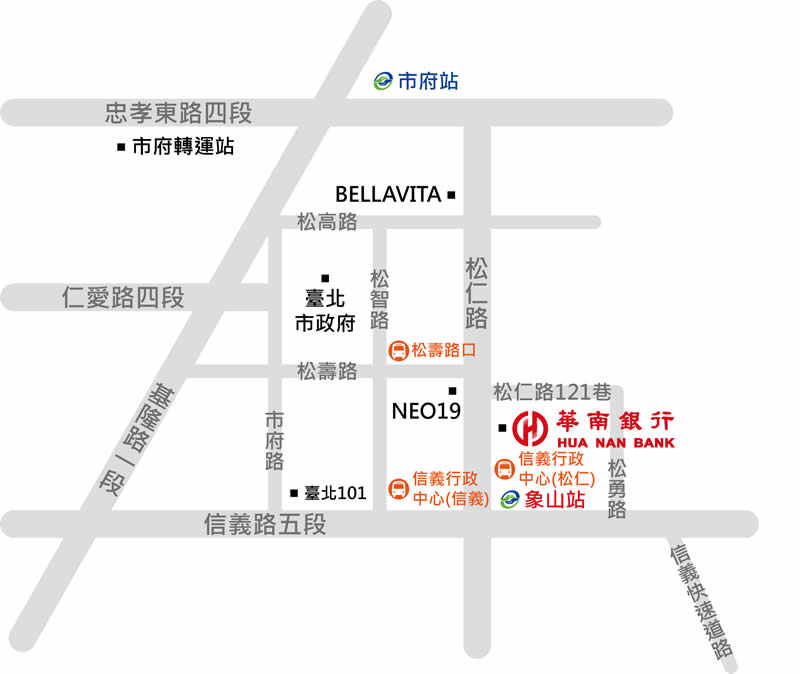 華南銀行總行大樓會議中心地圖