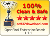100% Clean and Safe to install award